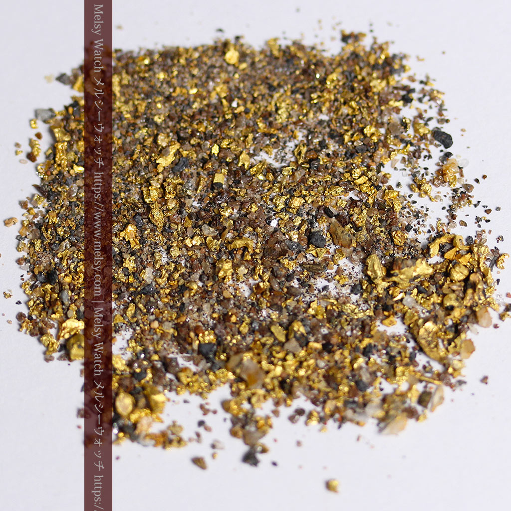 4.53gの採掘家の集めた小さな粗選別の砂金・自然金 - 自然金と金塊販売