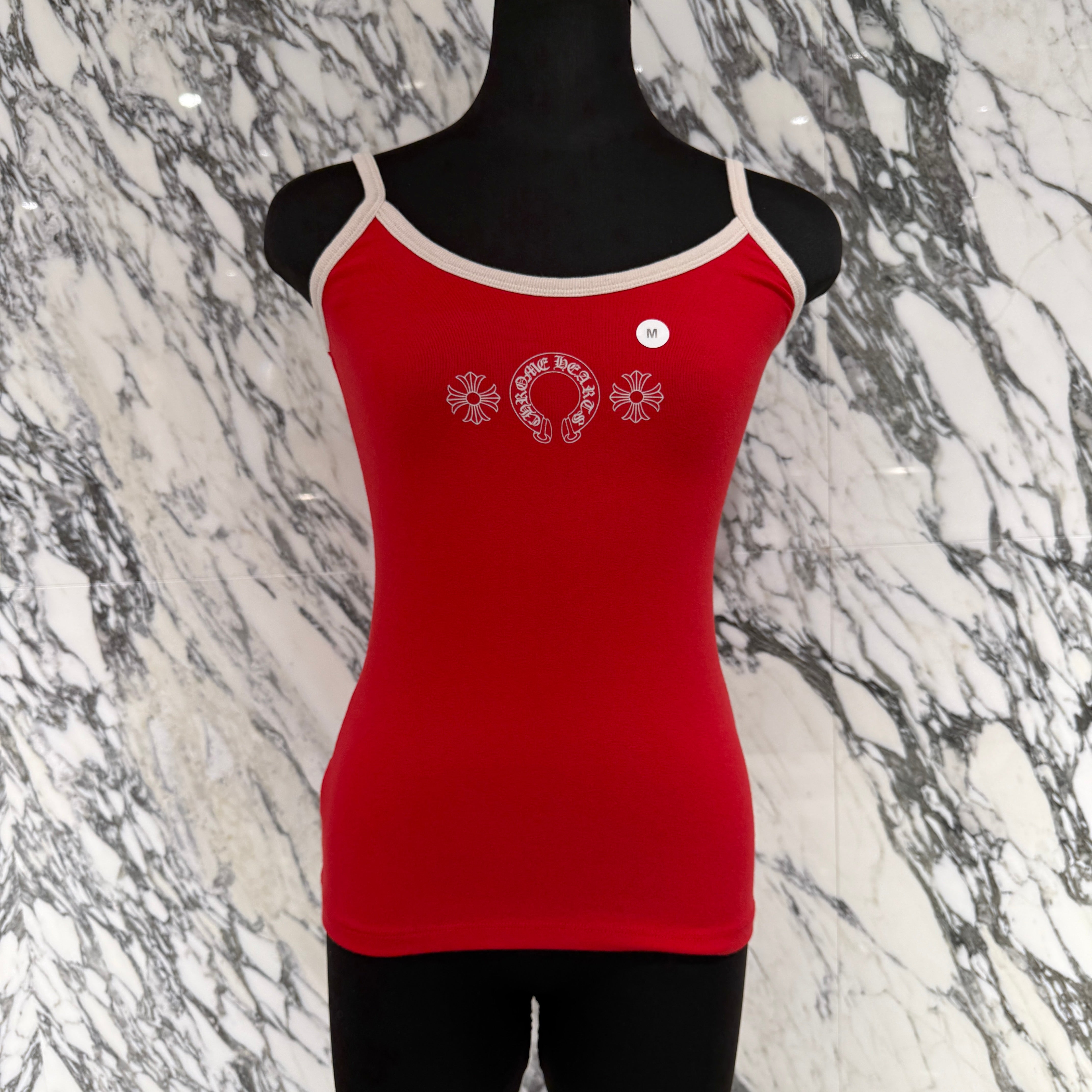 CHROME HEARTS Horseshoe Short Camisole Top Size M クロムハーツ