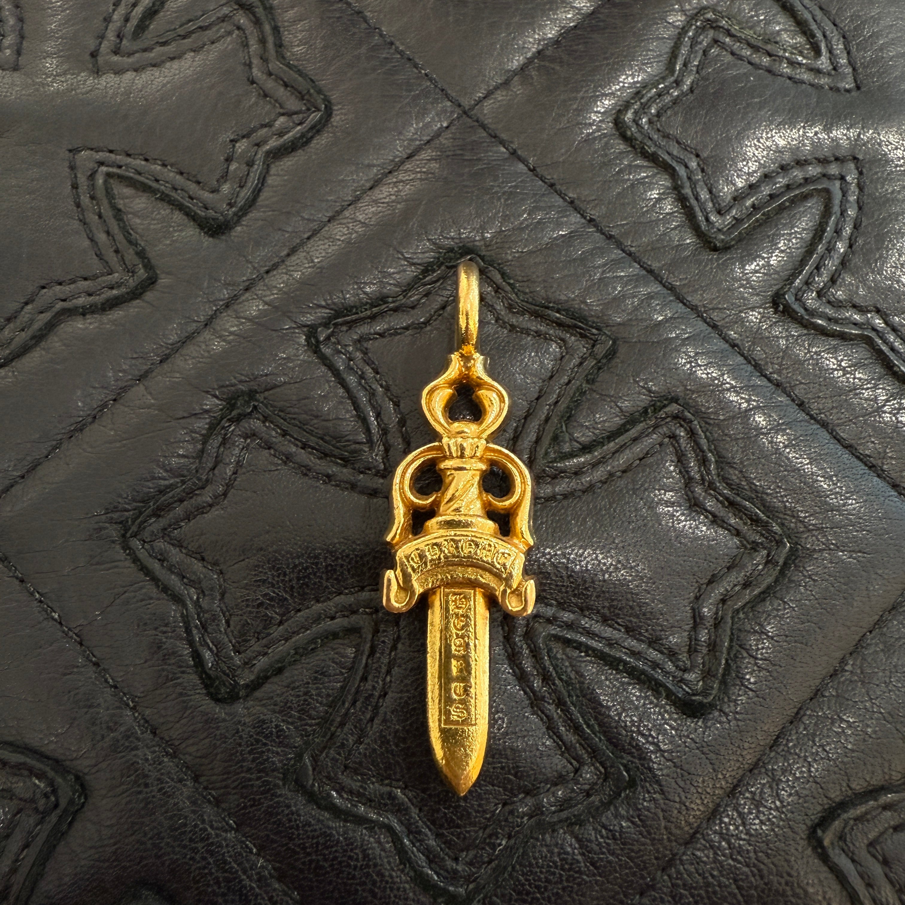 CHROME HEARTS 22K Double Dagger Pendant Top クロムハーツ 22K