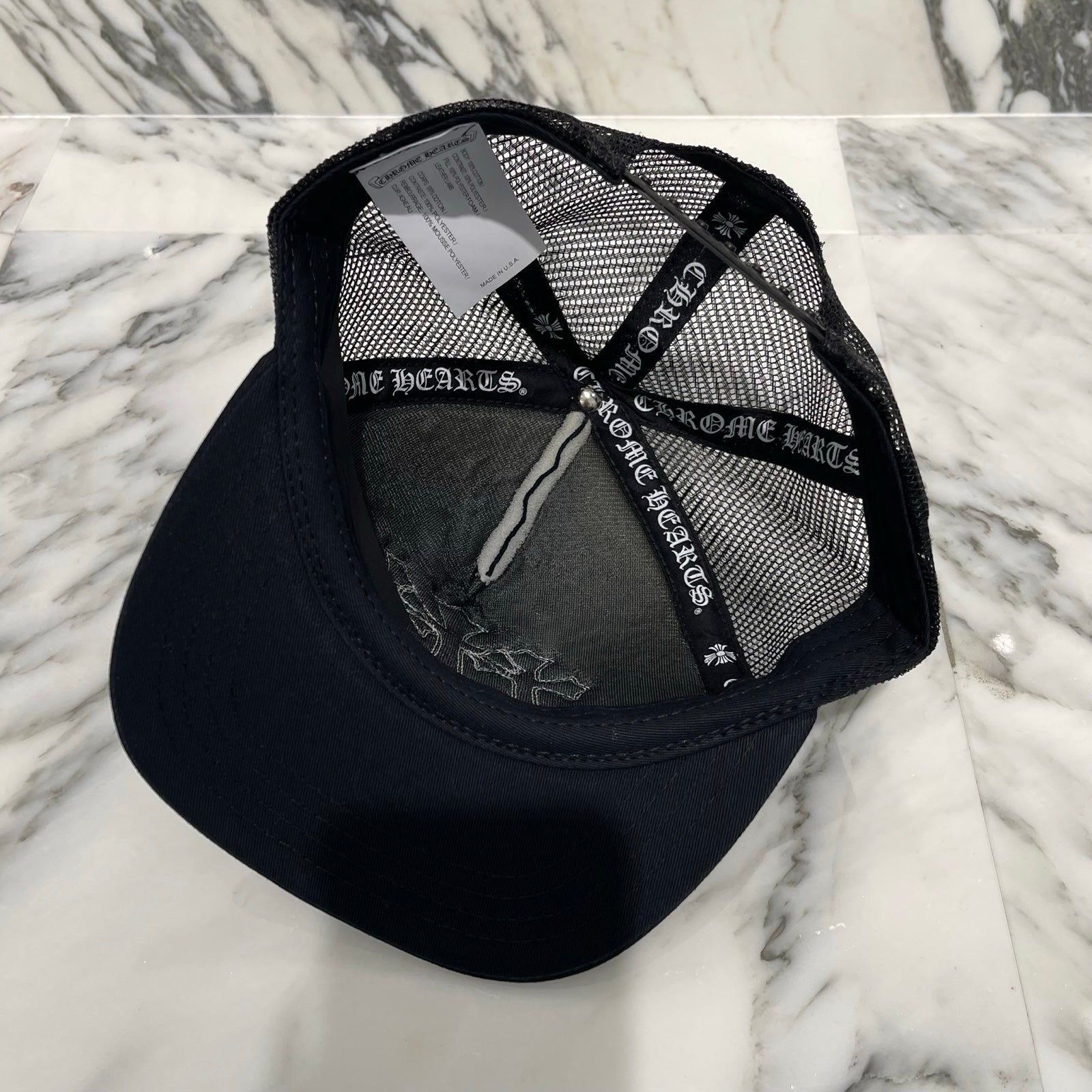 CHROME HEARTS Triple Cross Patch Trucker Cap ONE SIZE（53-60