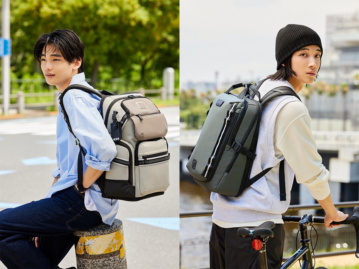 TUMI〈トゥミ〉の「ALPHA BRAVO」の新作は、オンもオフもどんなシーン