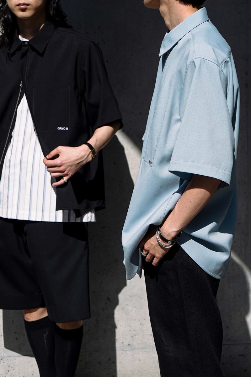 大人気シャツを半袖にリデザイン！【OAMC × Edition】のジップシャツが