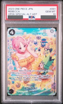 PSA10鑑定済】レベッカ【SPパラレル】《黒》 SPOP05-091『OP06』 販売