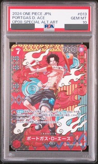 PSA10鑑定済】ポートガス・D・エース【SPパラレル】《赤》 和柄SPOP02