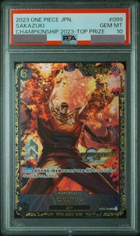 PSA10鑑定済】サカズキ【プロモ】《黒》 チャンピオンシップ版OP02-099