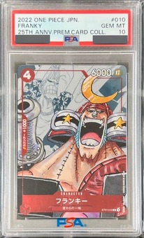 PSA10鑑定済】フランキー【プロモ】《赤》 25周年パラレル版ST01-010