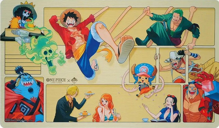 未開封】一番くじ限定デザインプレイマット＆マットケース 麦わらの