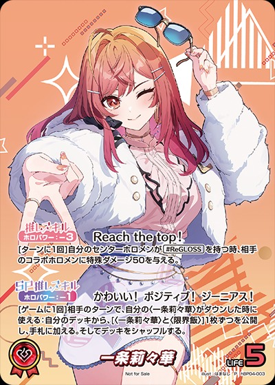 一条莉々華【P】《赤》※イラスト違いOUR仕様（未開封） パラレル版