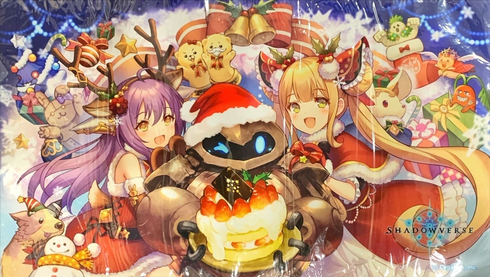 プレイマット『クリスマスイラストVer.（ルナ/エンネア/マンマル1号