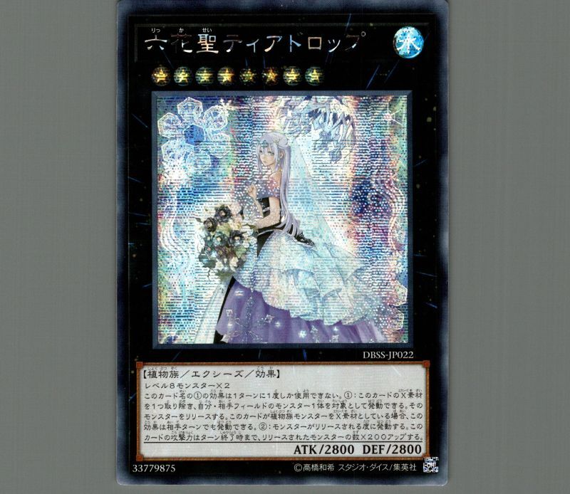 ☆アジア☆六花聖ティアドロップ/シークレット【エクシーズ】《DBSS