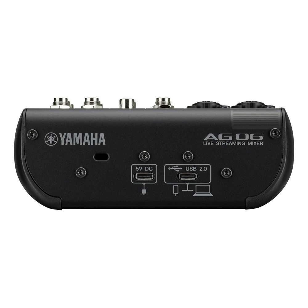 YAMAHA WEBキャスティングミキサー AG06mk2 ブラック単品【福山楽器
