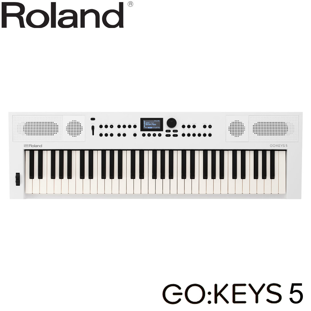 Roland 61鍵盤 電子キーボード GO:KEYS5 WH ホワイト 白【福山楽器