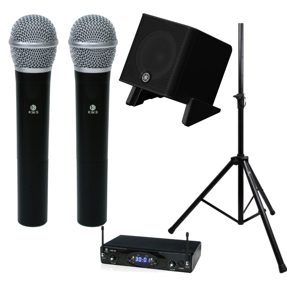 YAMAHA ポータブルPAシステム STAGEPAS 200(スピーカースタンド/KWS
