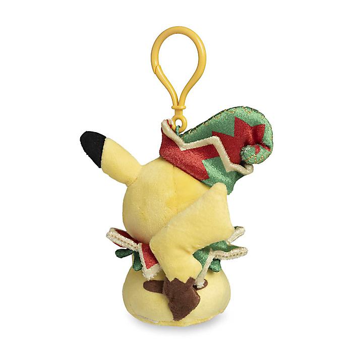 Pikachu Pok mon Holiday Workshop Plush Key Chain ／ ピカチュウ