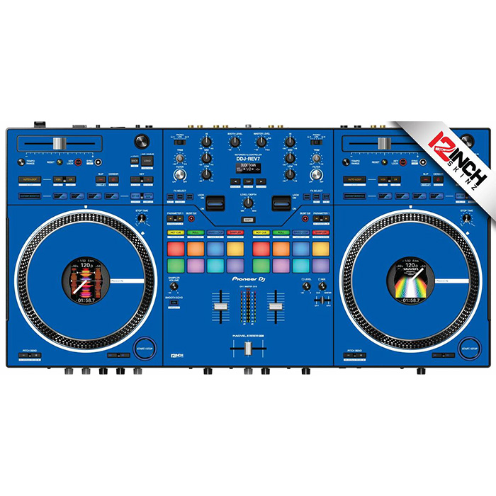 12inch SKINZ ／ Pioneer DDJ-REV7 SKINZ (BLUE) 【DDJ-REV7用スキン
