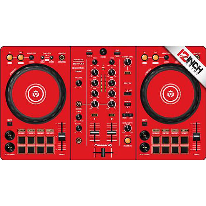 12inch SKINZ ／ Pioneer DDJ-FLX4 SKINZ (レッド) 【DDJ-FLX4用スキン