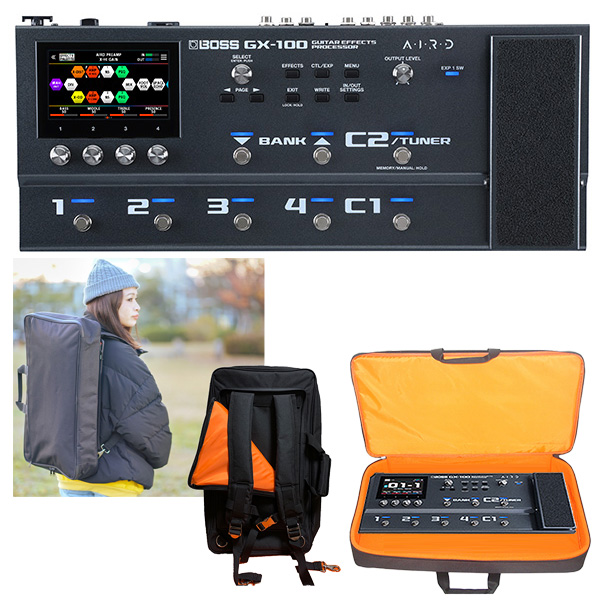 バックパックケースセット】Boss(ボス) ／ GX-100 ／ マルチ