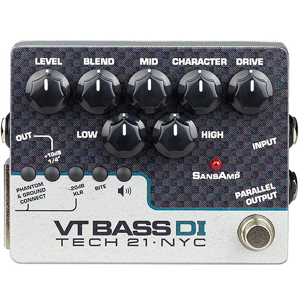 TECH21(テック21) ／ SansAmp：VT Bass DI -アンプシミュレーター
