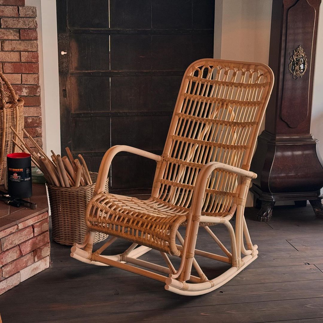 ラタンロッキングチェア 揺き｜CH-088 | ラタンチェア・籐椅子 | 籐