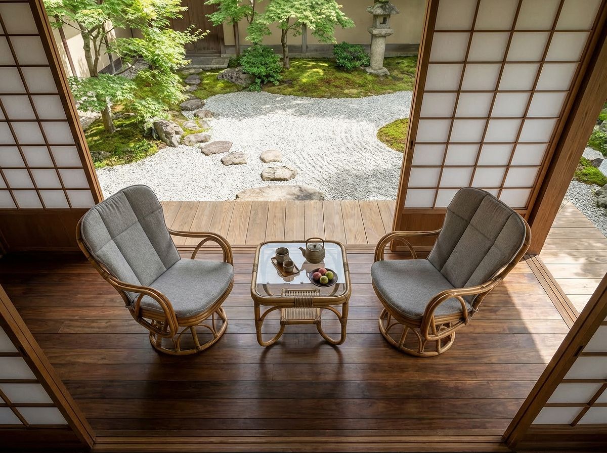 ゆら ハイバック回転チェア｜CH-178 | 籐家具職人の店みうらラタン