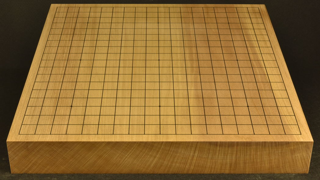 碁盤 新桂（アガチス）20号卓上 一枚板松印