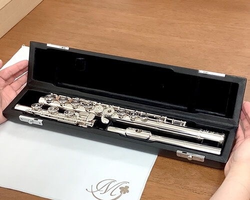 フルートケース 本皮製【H管用】 | ミヤザワフルート