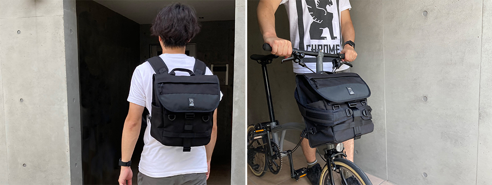 CHROME×MIZUTANI BICYCLE】幅広い用途で使える機能的なバックパック