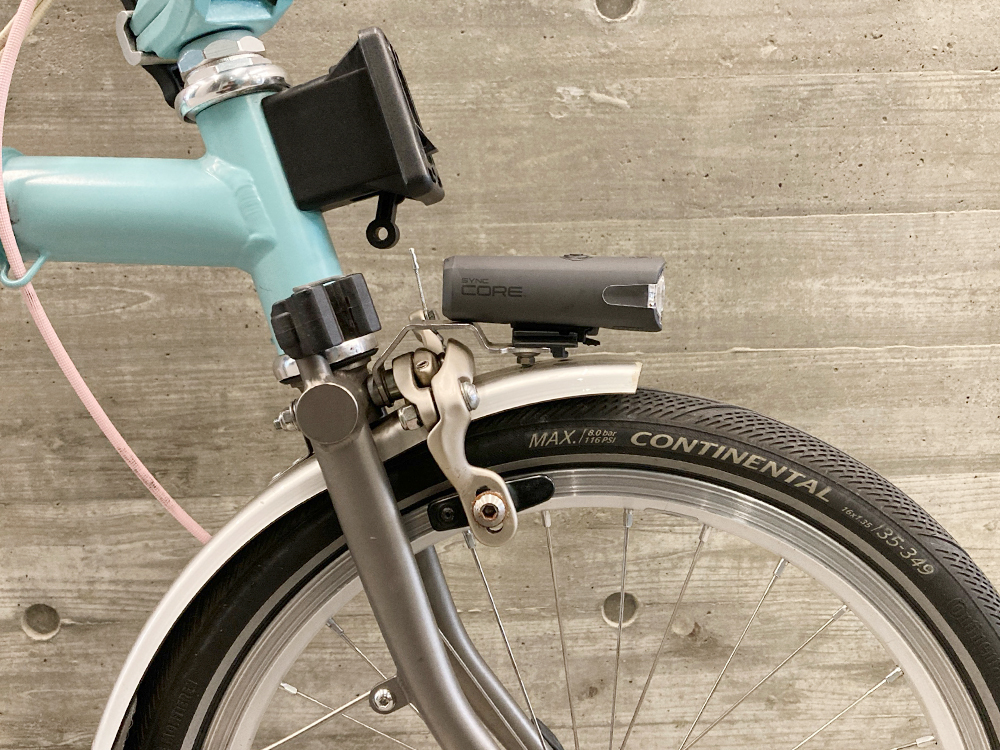 BROMPTON（ブロンプトン）に装着可能なミノウラ製のライトステーのご