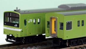 201系体質改善工事施工・クーラー交換車(ウグイス)6両セット