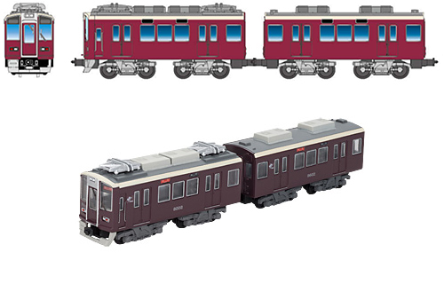 阪急8000系 2両セット | バンダイ 815446 鉄道模型 Nゲージ 通販