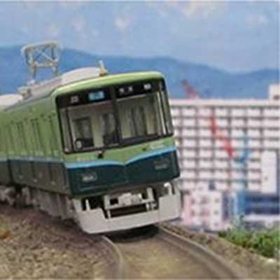 京阪2400系1次車・旧塗装 ひし形パンタ車(新ロゴ)7両セット | グリーン