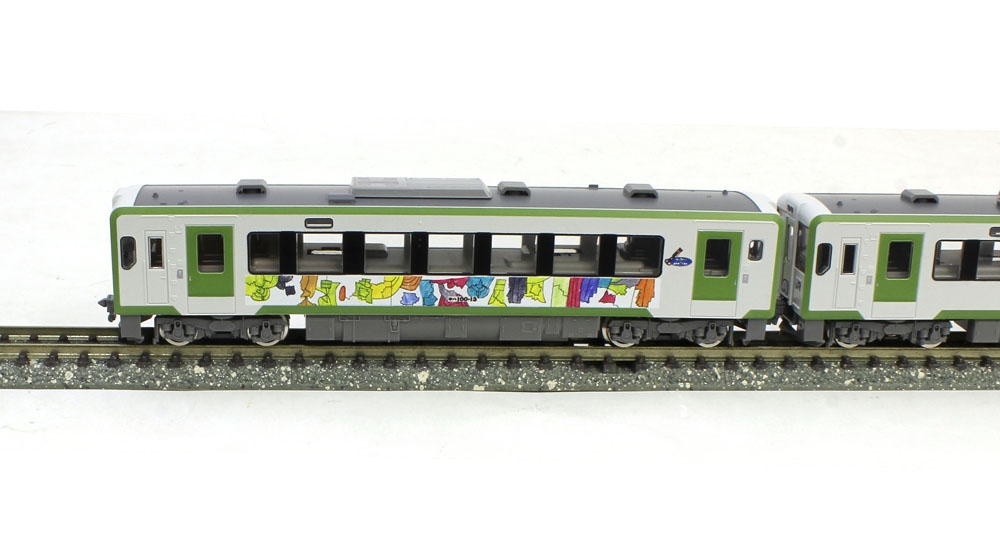 キハ100形（釜石線全線開業70周年記念ラッピング）セット（2両