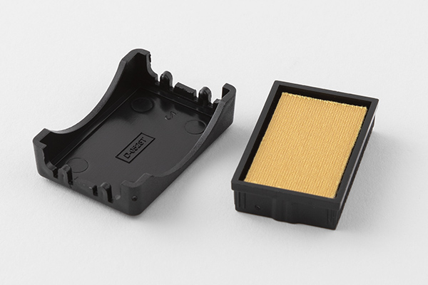 限定】スタンプ 回転印用 インキパッド 無地（91804096）｜ミドリ