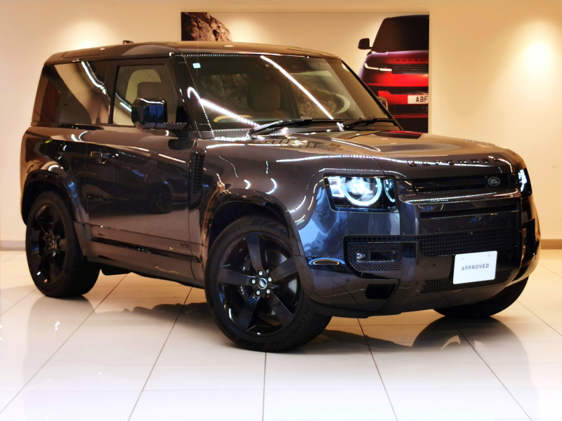 ランドローバー ディフェンダー 90 5.0L V8S/C P525 AWD 1オーナー 茶