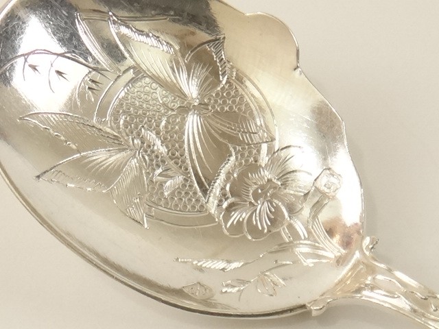 ピュイフォルカ アンティーク アイスクリームスプーン PUIFORCAT