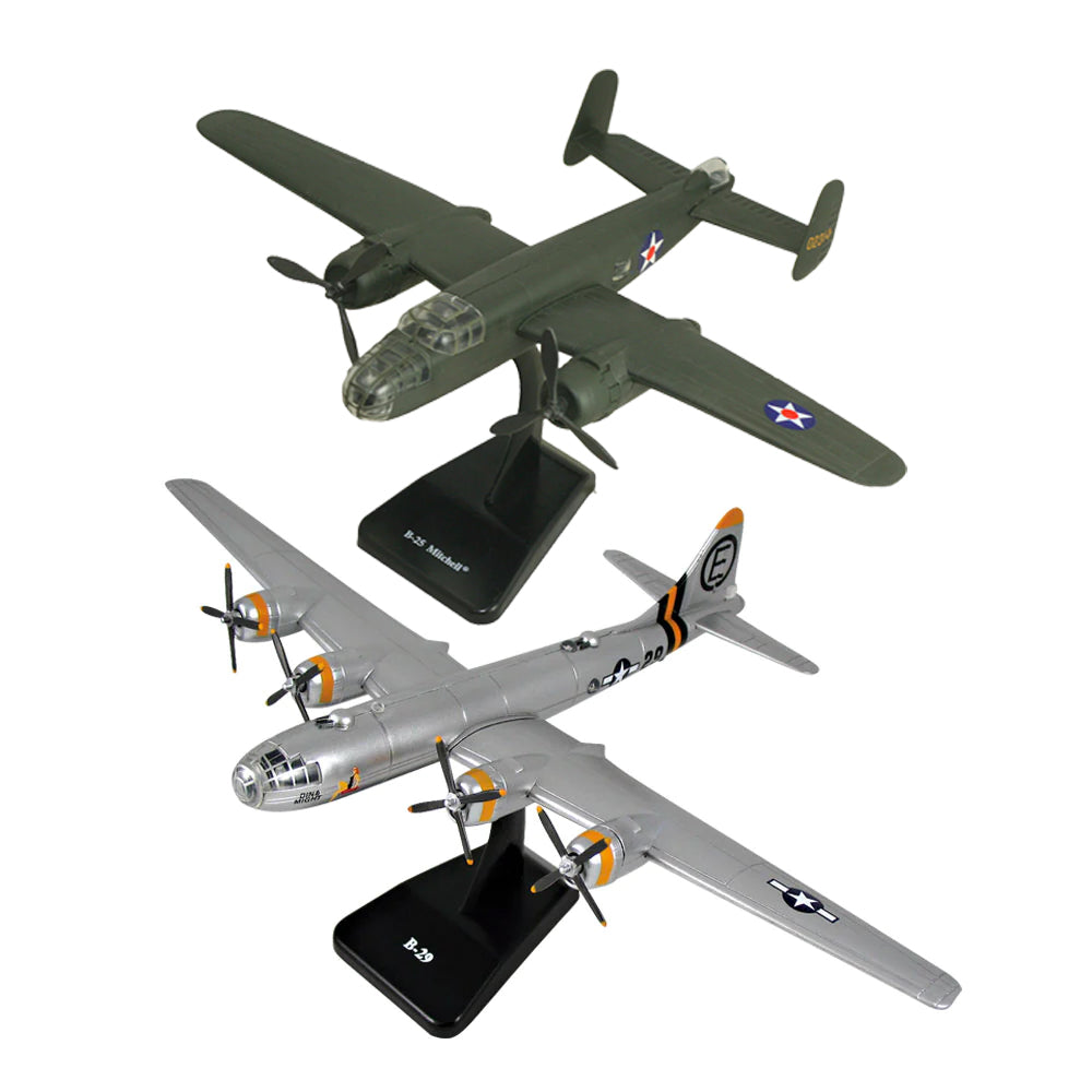 InAir E-Z Build Model Kits - B-25 Mitchell & B-29 Superfortress