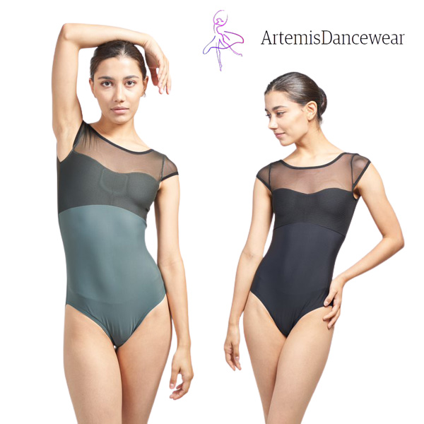 Artemis/アルテミス】バレエ レオタード 大人 半袖 フレンチスリーブ