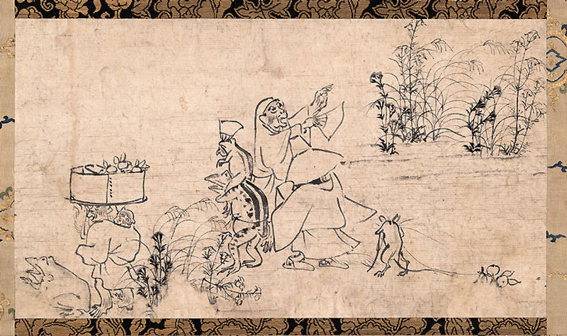 鳥獣人物戯画断簡（甲巻） - MIHO MUSEUM