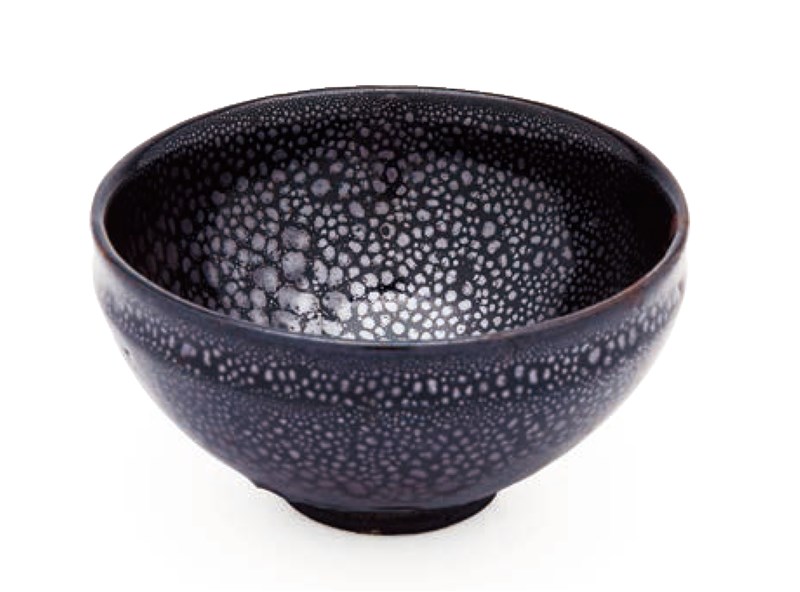 油滴天目 附 螺鈿唐草文天目台（天字印・分銅形印） - MIHO MUSEUM