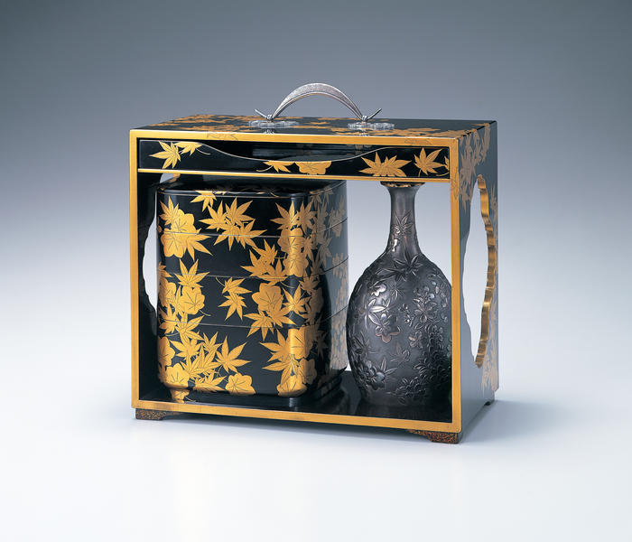 雲錦蒔絵提重 伝 春正作 - MIHO MUSEUM