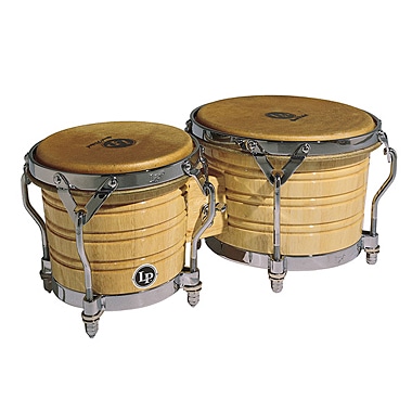 LP201A-2 Generation II Wood Bongos Traditional Rims: ドラム