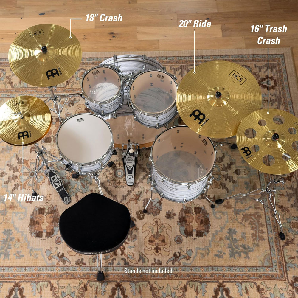 MEINL HCSシリーズ シンバルセット Complete Cymbal Set-up 14 Hihat