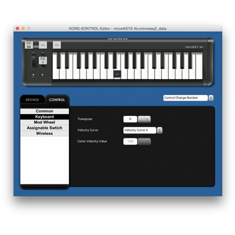 KORG microKEY-25 AIR MIDI キーボード 25鍵盤 Bluetooth ワイヤレス