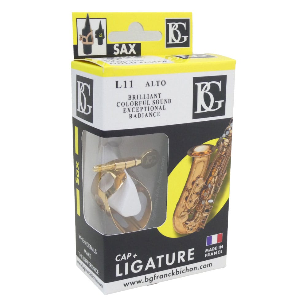 BG ビージー アルトサックス用 リガチャー L11 トラディション 24K