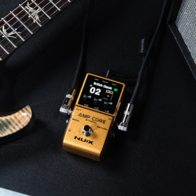 NUX Amp Core Studio Amp Modeler & IR Pedal: エフェクター｜三木楽器