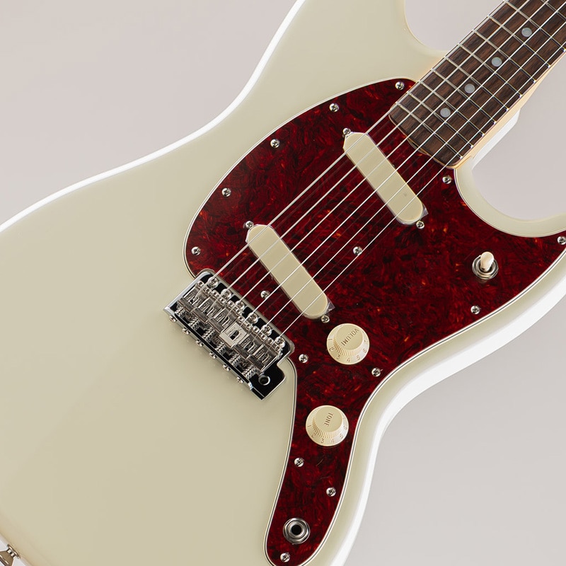 Char Mustang/Olympic White/Rosewood Fingerboard: エレキギター