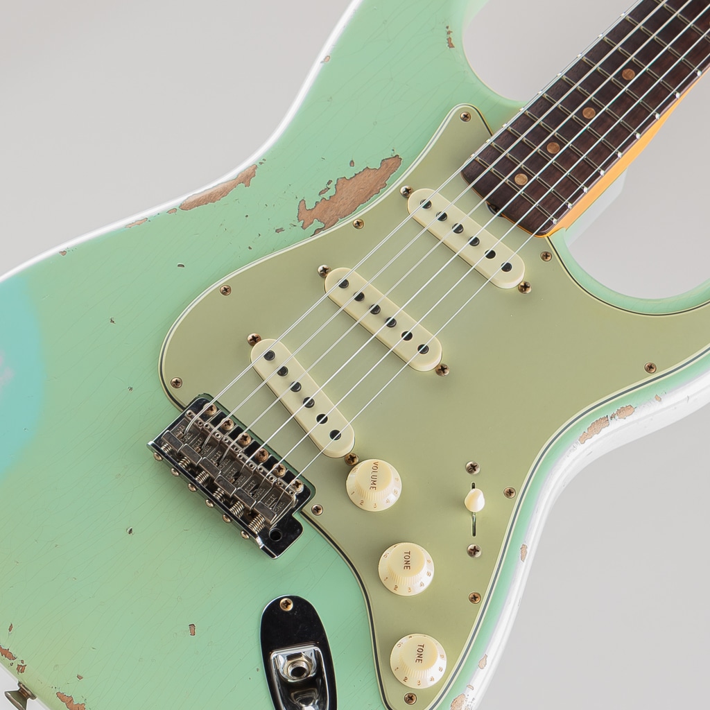 W25 Limited 1962 Stratocaster Heavy Relic/Aged Surf Green: エレキ