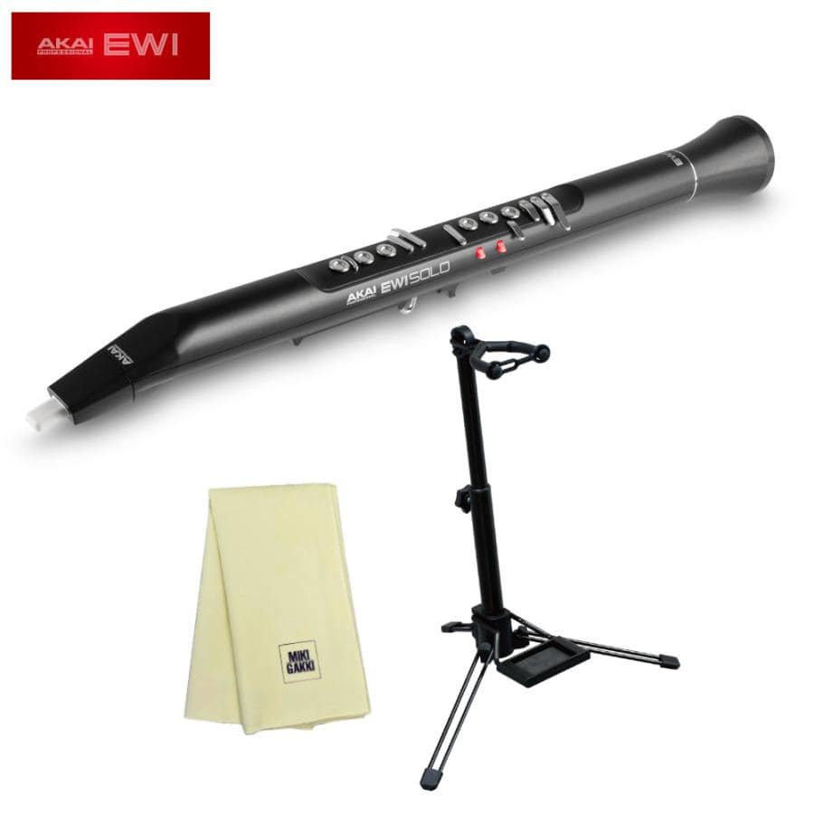 AKAI アカイ EWI SOLO ウインドシンセサイザー + スタンド WSS-100
