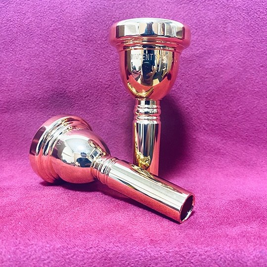 バック ユーフォニアム太管マウスピース ゴールドプレート【5G-GP