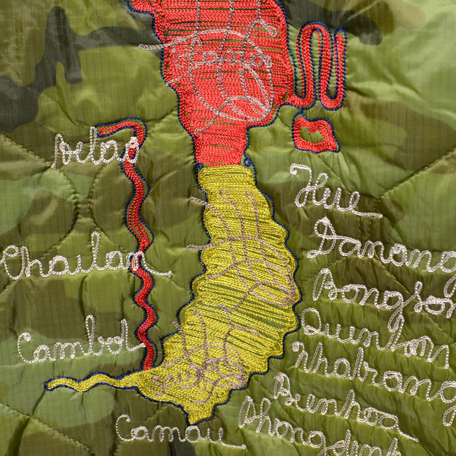 テーラー東洋ベトジャン「VIETNAM MAP」ベトナムマップ/tt13675-198